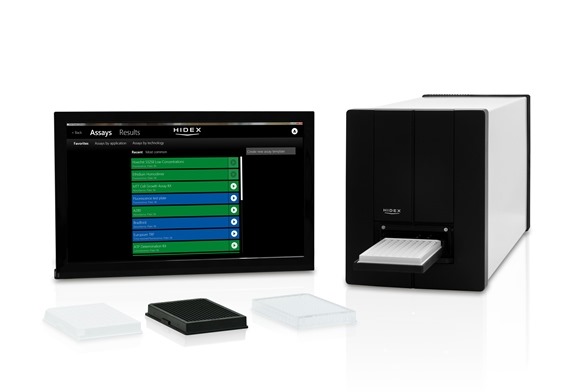 The hidex sense microplate reader in action!