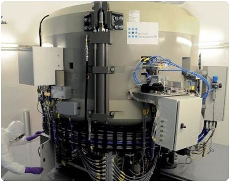 One of the two ITP cyclotrons for the production of PET radionuclides.