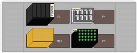 Deck Layout of the Biomek 4000 Workstation Showing the Basic Tools Required for Gradient Prep
