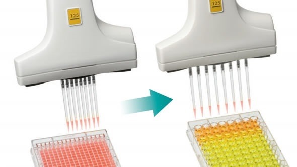 Motorized Spacing Pipettes