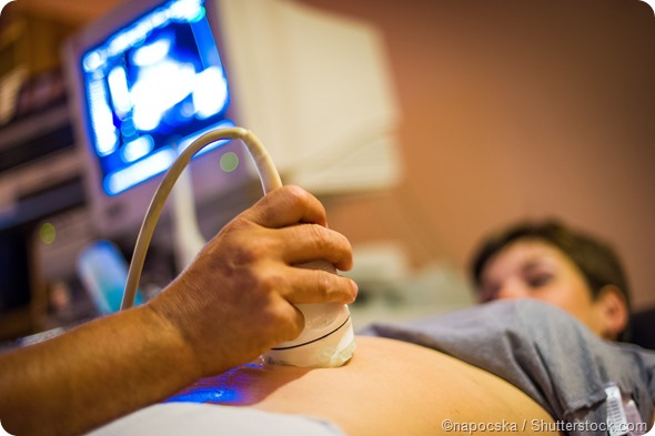 ultrasound test woman