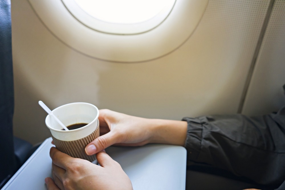 Coffee on Plane