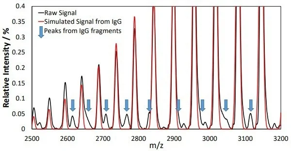 Using mass spectrometry to monitor metabolites and IgG