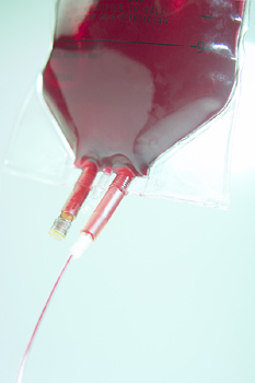 The blood inventory of New York Blood Center, the majority supplier of blood to New York and New Jersey hospitals, has dropped to crisis proportions.
