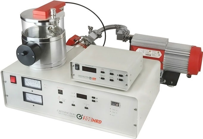 208HRD shown above with Rotary-Planetary-Tilting RPT Stage and MTM-20 Thickness Controller.