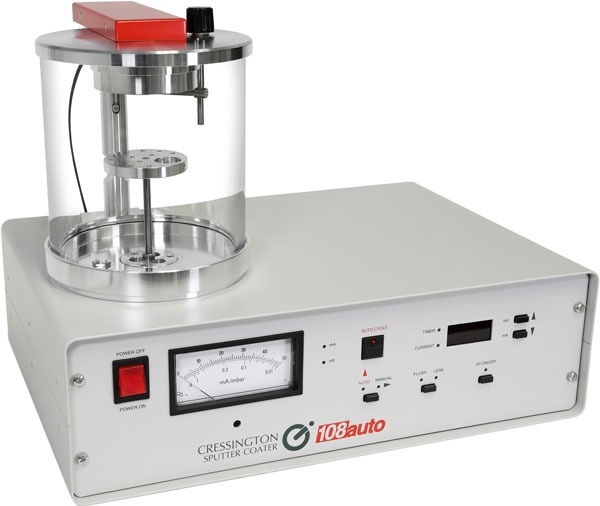 The 108 Auto/SE Sputter Coater with Ø150 mm Chamber.