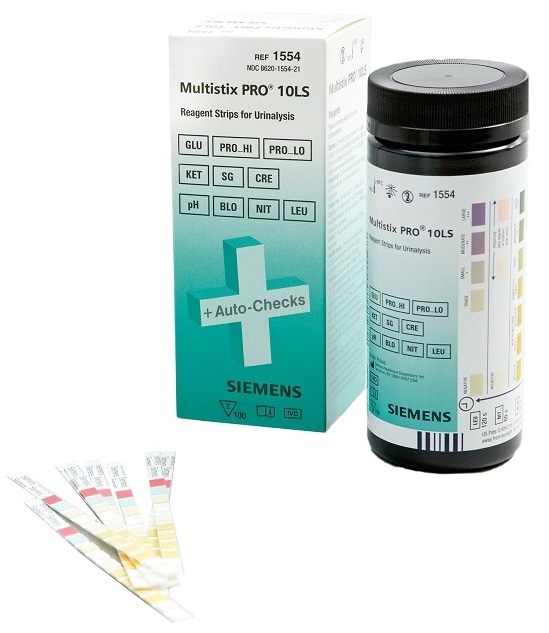 Multistix® 10 SG reagent strips