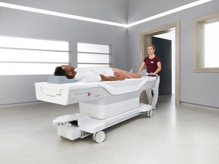 BioMatrix Interfaces. The new BioMatrix dockable table with eDrive support provides motorized assistance so that even the heaviest patient can be effortlessly moved to and from the scanner.