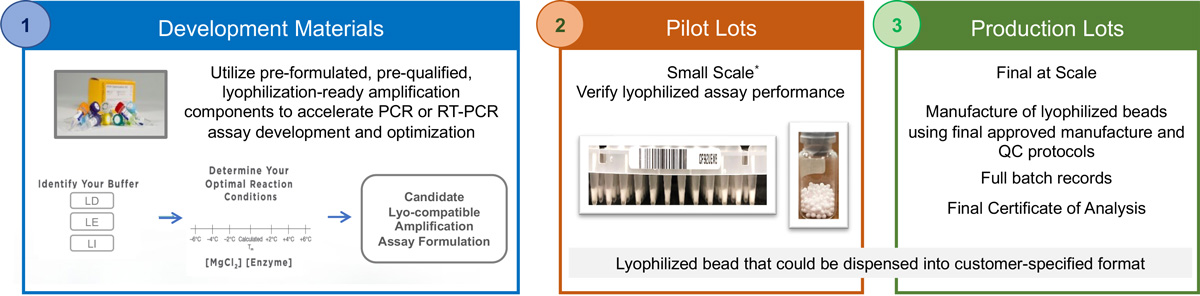 Summary of Fit-for-Purpose Lyophilized PCR Amplification Assays.