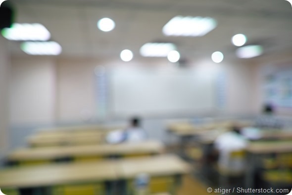 Blur classroom background