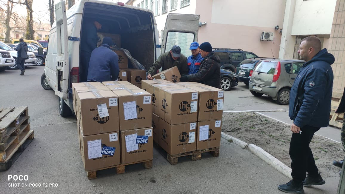 EHPs arriving in Ukraine