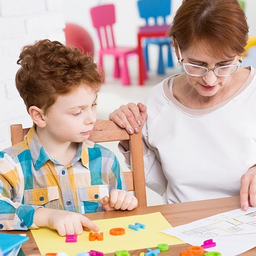 In-school occupational therapists can help understand the unique learning needs of autistic children