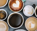 What are the associations between coffee intake and cardiovascular disease?