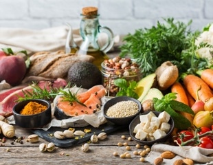 How does the Mediterranean diet associate with cognitive risk and functional ability in adults?