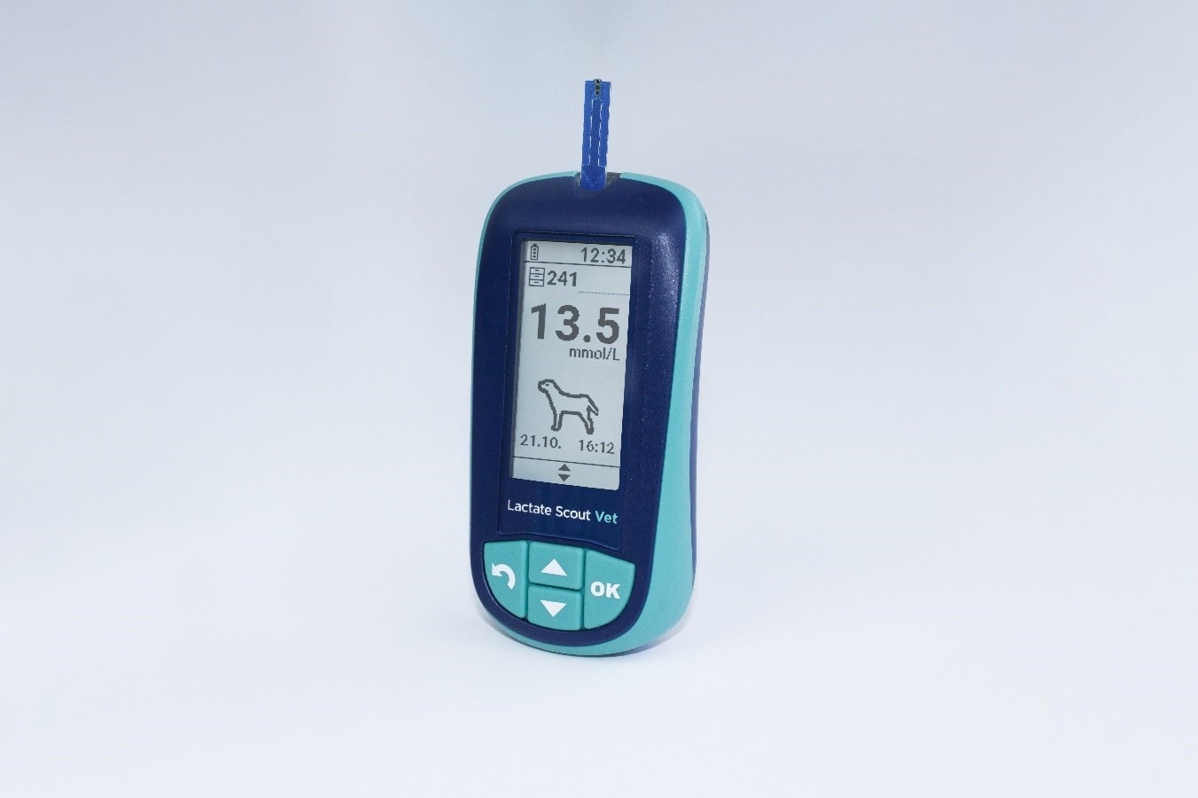 The Lactate Scout Vet features species selection, making it ideal for rapid lactate measurement in both small and large animal practices. For a high-res image, please contact sarahp@alto-marketing.com. Image Credit: EKF
