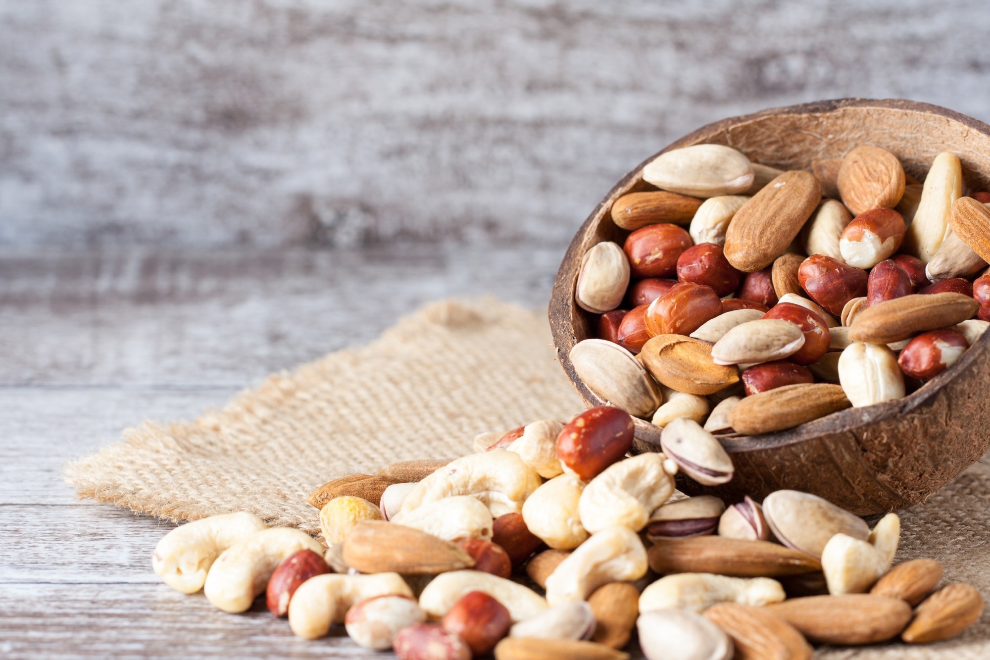Study: Higher versus lower nut consumption and changes in cognitive performance over two years in a population at risk of cognitive decline: a cohort study. Image Credit: CreatoraLab / Shutterstock.com