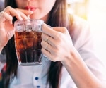 What is the association between soft drink consumption and prevalence of overweight and obesity in adolescents?