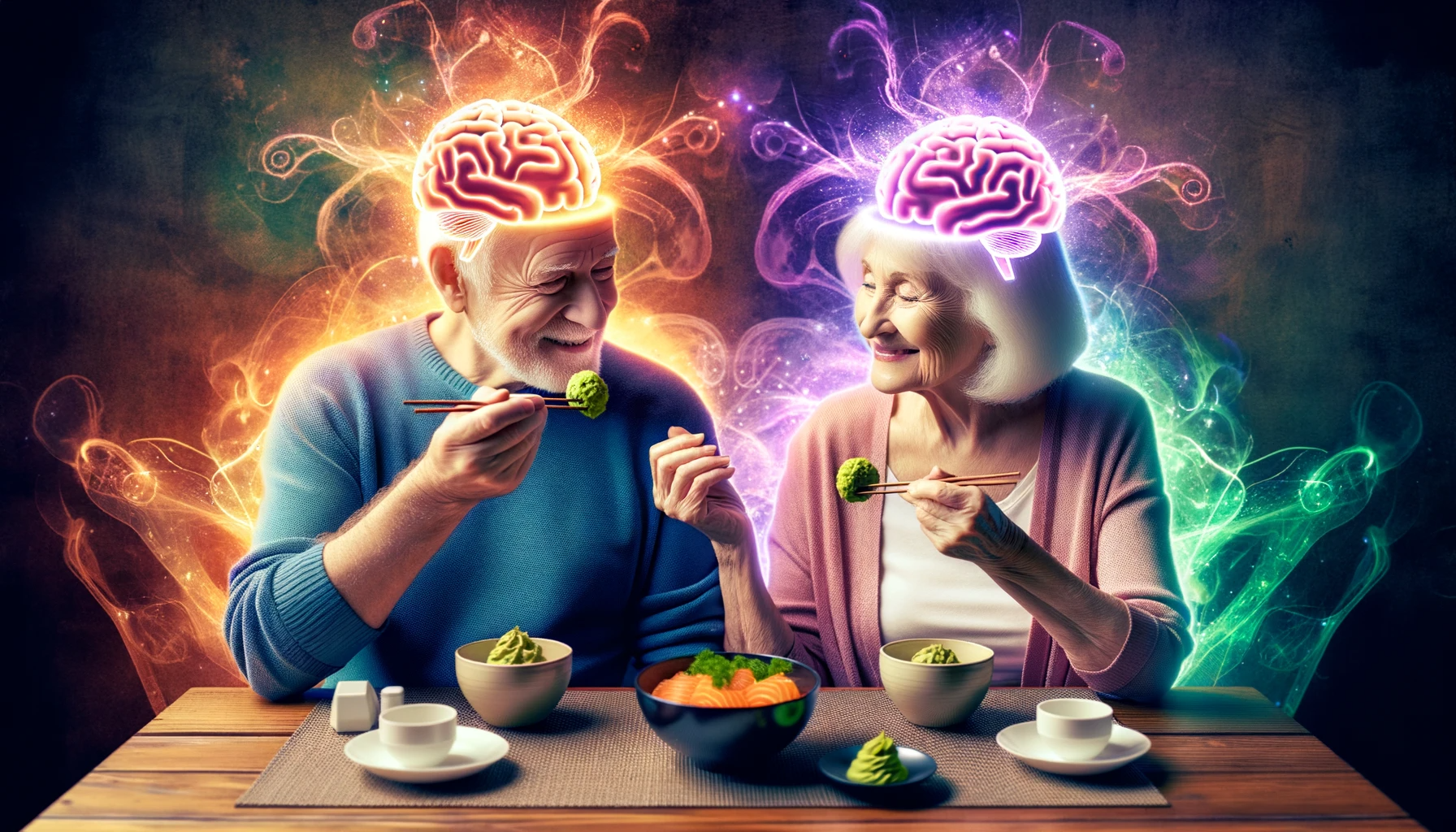 Study: Benefits of Wasabi Supplements with 6-MSITC (6-Methylsulfinyl Hexyl Isothiocyanate) on Memory Functioning in Healthy Adults Aged 60 Years and Older: Evidence from a Double-Blinded Randomized Controlled Trial. Image Credit: Created with the assistance of DALL·E
