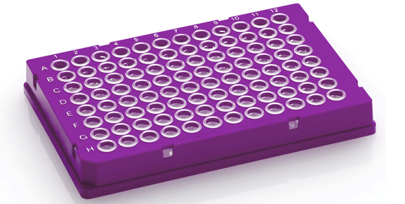 Piastre PCR a 96 colori ben evitate