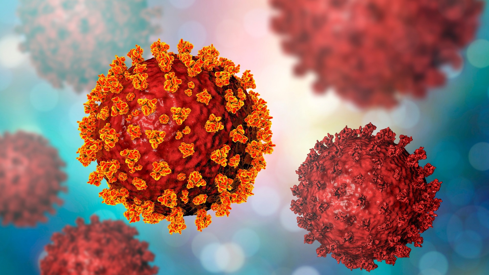 Depiction of the SARS-CoV-2 virus