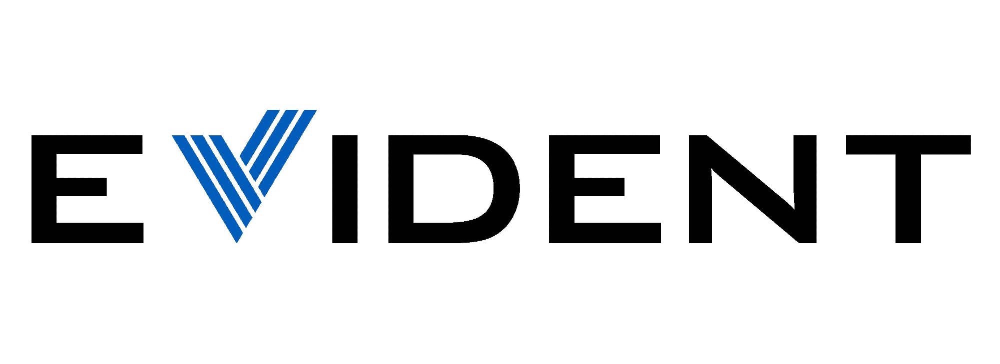 Evident Corporation logo.