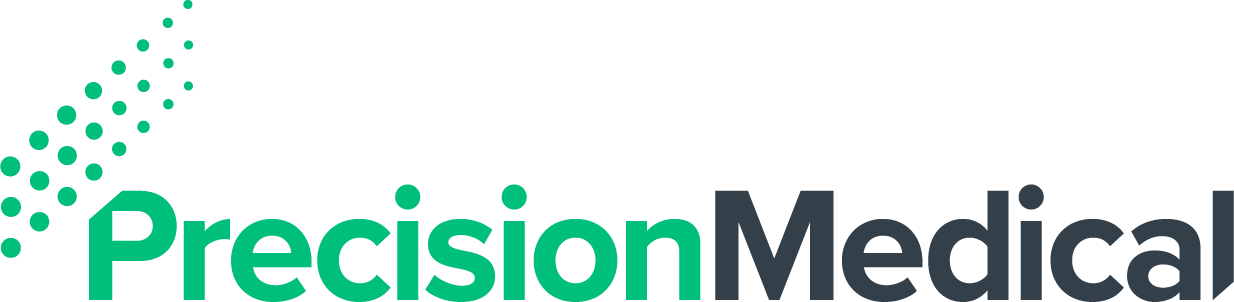 Precision Medical, Inc. logo.