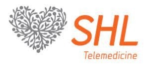 SHL Telemedicine logo.