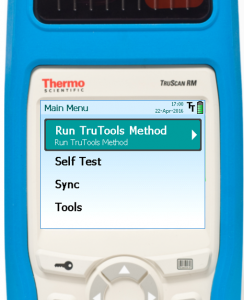 Cell culture media analysis using a handheld Raman analyzer with onboard chemometrics.