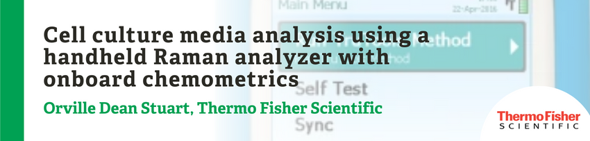 Cell culture media analysis using a handheld Raman analyzer with onboard chemometrics