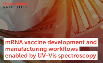 mRNA vaccine development and manufacturing workflows enabled by UV-Vis spectroscopy